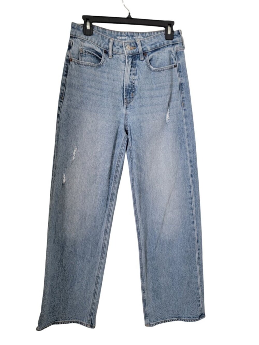 Old Navy Size 4 Extra High Rise Sky-Hi Wide Leg Jeans